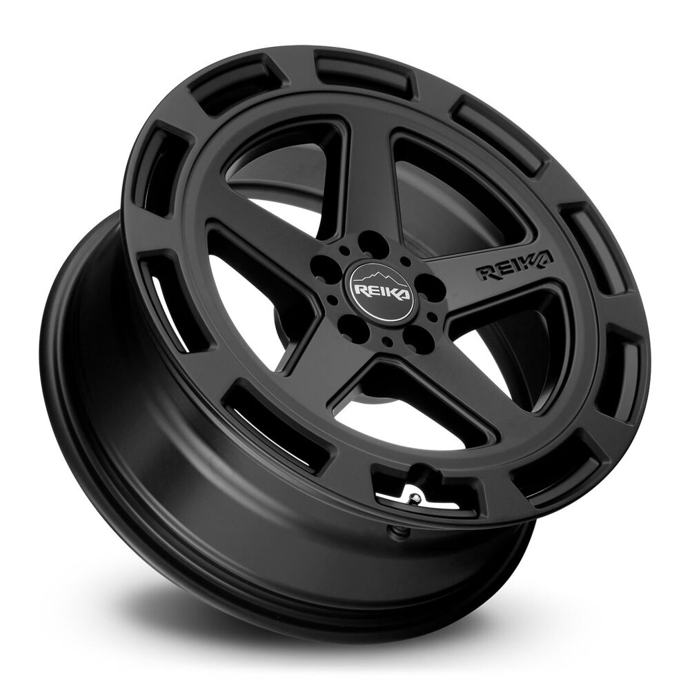 Reika R20 Satin Black 17x8 +20 5x114.3mm 65.1mm
