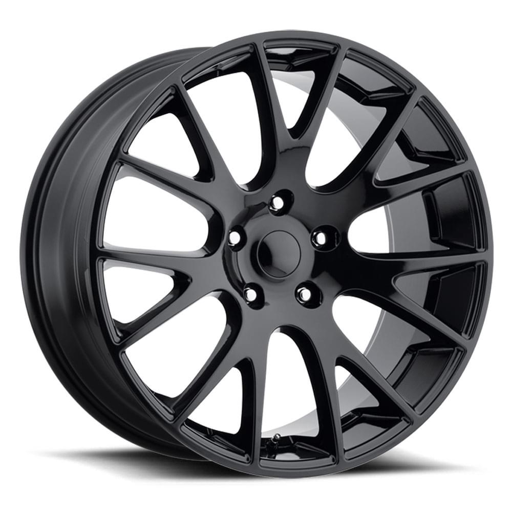 Factory Reproductions FR 70 Gloss Black 20x9 +25.4 5x139.7mm 77.8mm