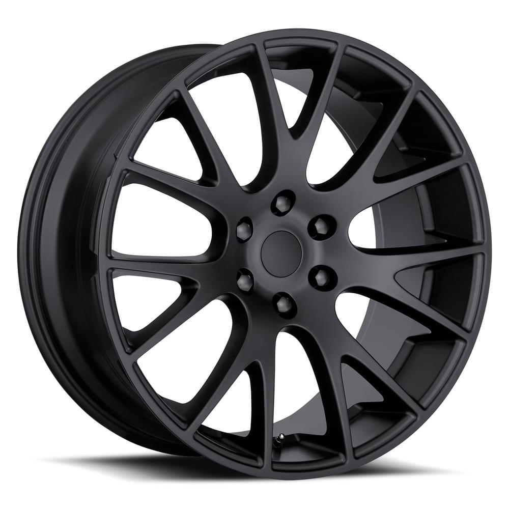 Factory Reproductions FR 70 Satin Black 22x10 +25.4 6x139.7mm 77.8mm