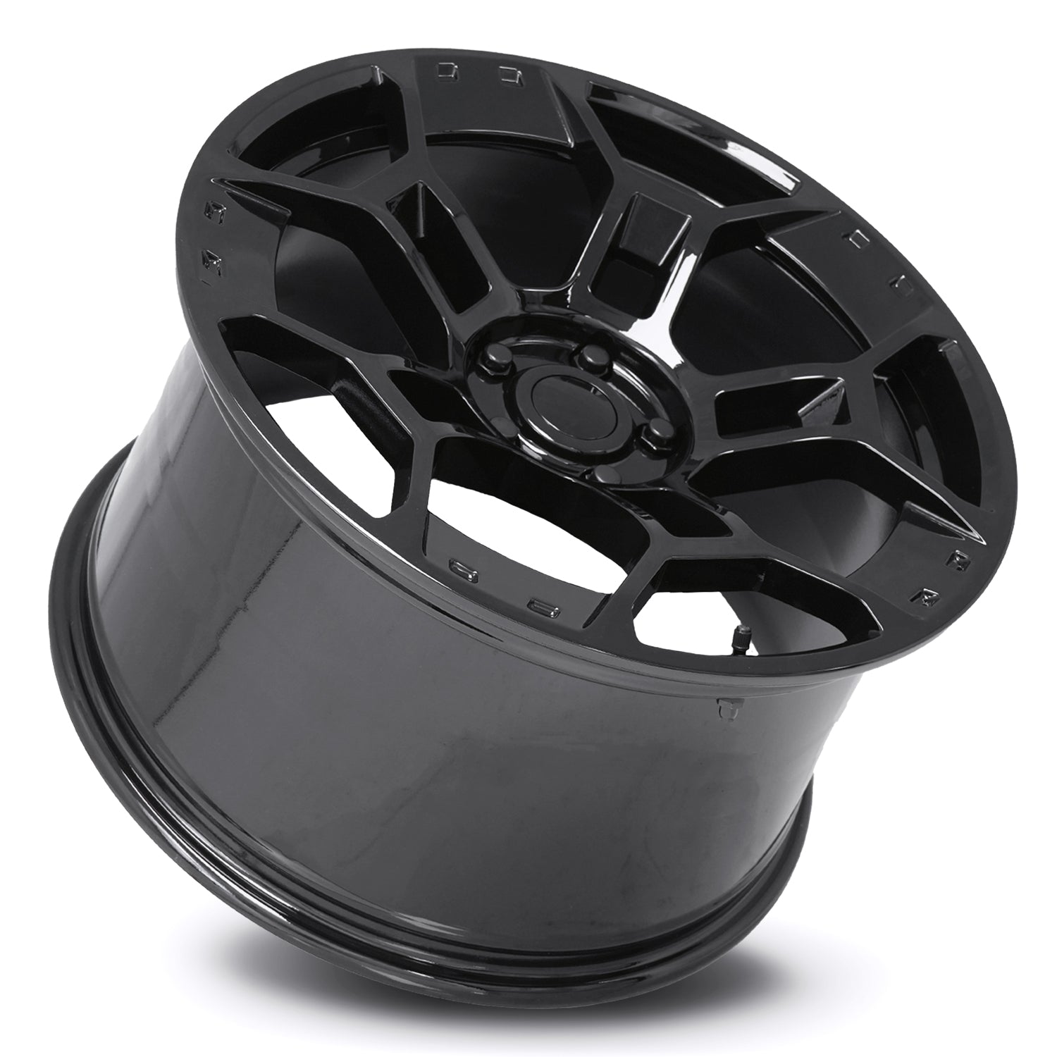 Factory Reproductions FR 701F Gloss Black 19x10 +35 5x114.3mm 70.5mm