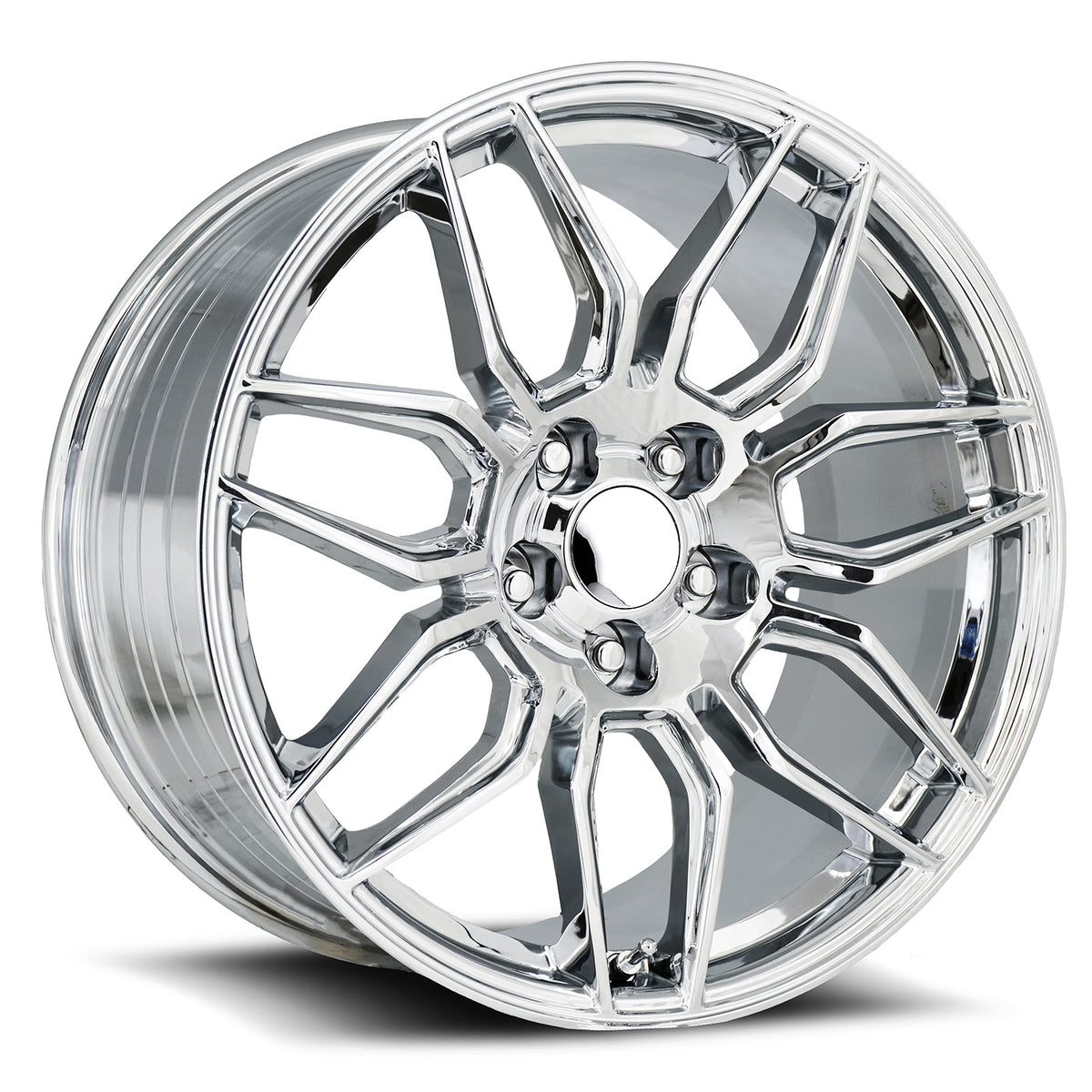 Factory Reproductions FR 401 Chrome 19x10 +40 5x120.65mm 70.3mm