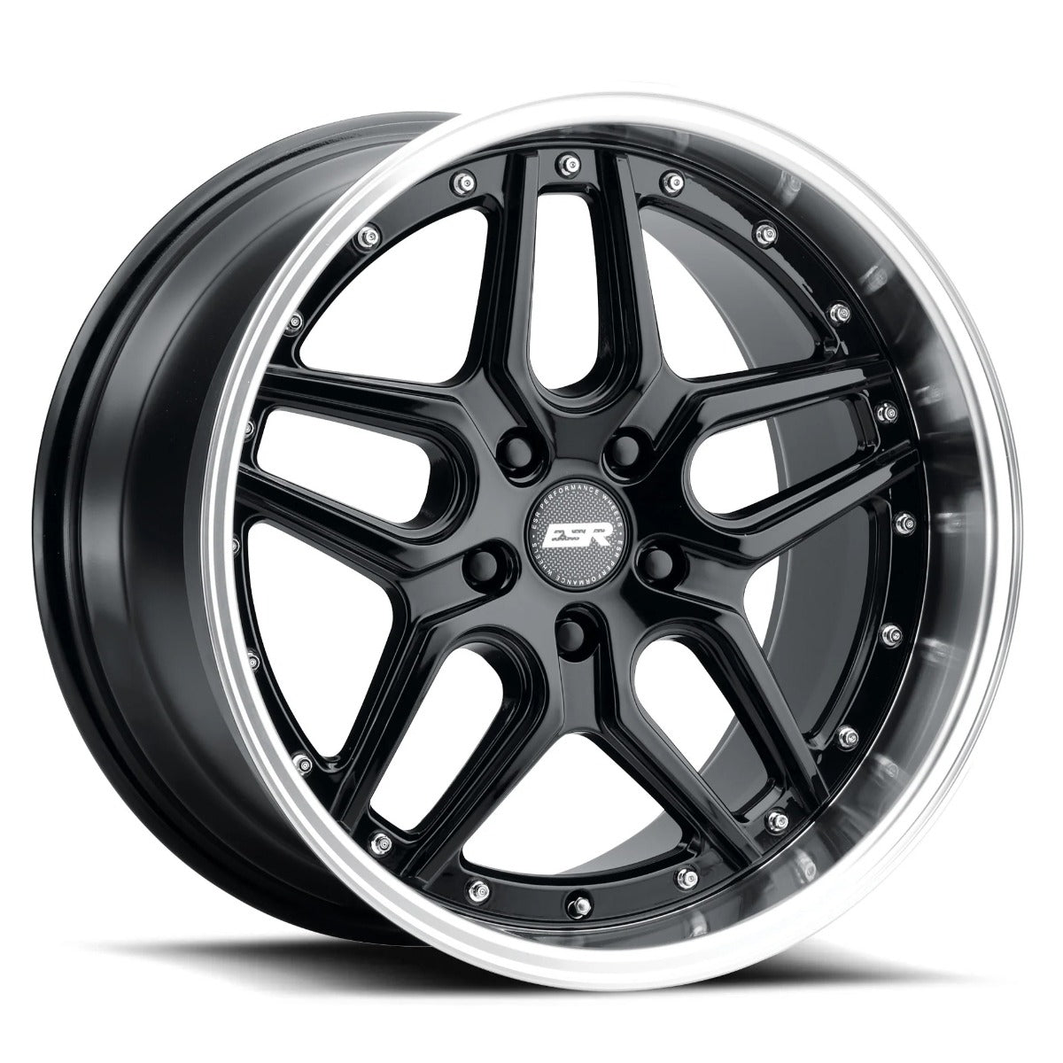 ESR Wheels CS15.2 GLOSS BLACK MACHINE LIP 19x8.5 +35 5x114.3mm 72.6mm