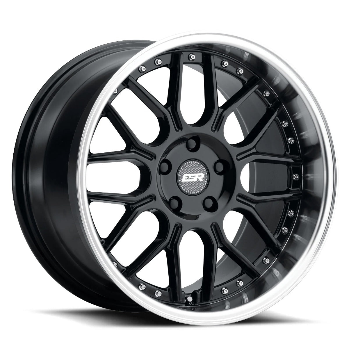 ESR Wheels CS18 GLOSS BLACK MACHINE LIP 19x9.5 0 Custommm 72.6mm
