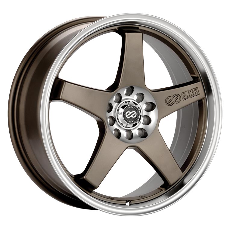 Enkei EV5 Bronze Paint 17x7 +45 5x100|5x114.3mm 72.6mm - WheelWiz
