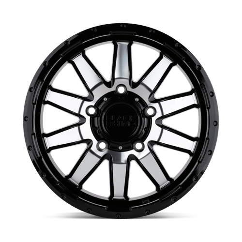 Black Rhino EXCURSION Gloss Black W/ Mirror Face 16x7.5 +45 5x160mm 65.1mm - WheelWiz
