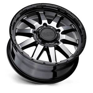 Black Rhino EXCURSION Gloss Black W/ Mirror Face 18x8 +38 6x130mm 84.1mm - WheelWiz