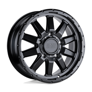 Black Rhino EXCURSION Matte Black 17x7.5 +45 5x160mm 65.1mm - WheelWiz