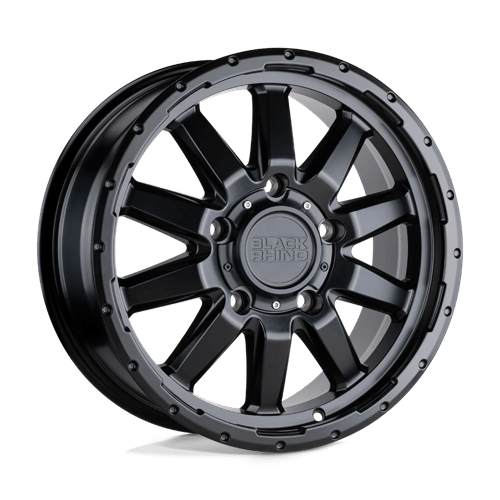 Black Rhino EXCURSION Matte Black 18x8 +48 6x139.7mm 112.1mm - Wheelwiz