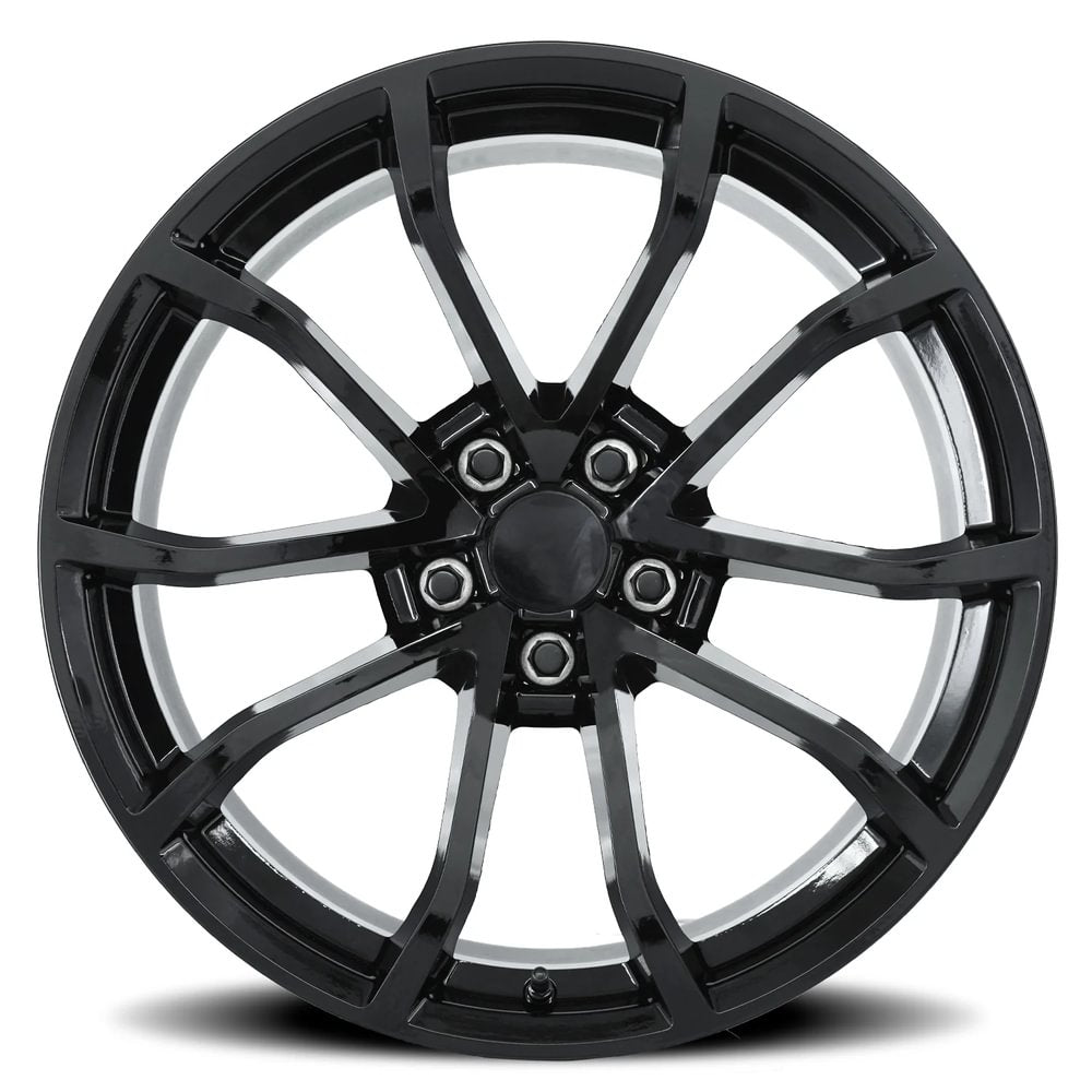 Factory Reproductions FR 25 Gloss Black 20x12 +59 5x120.65mm 70.3mm