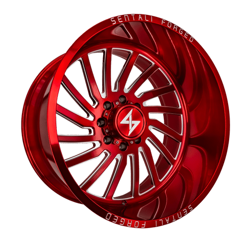 Sentali Forged SF-1 Red Milled 26x12 -44 5x139.7mm 0mm - WheelWiz
