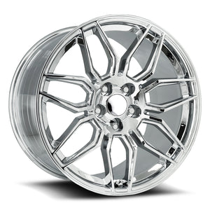 Factory Reproductions FR 401 Chrome 20x12 +59 5x120.65mm 70.3mm