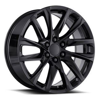 Factory Reproductions FR 98 Gloss Black 20x9 +28 6x139.7mm 78.1mm