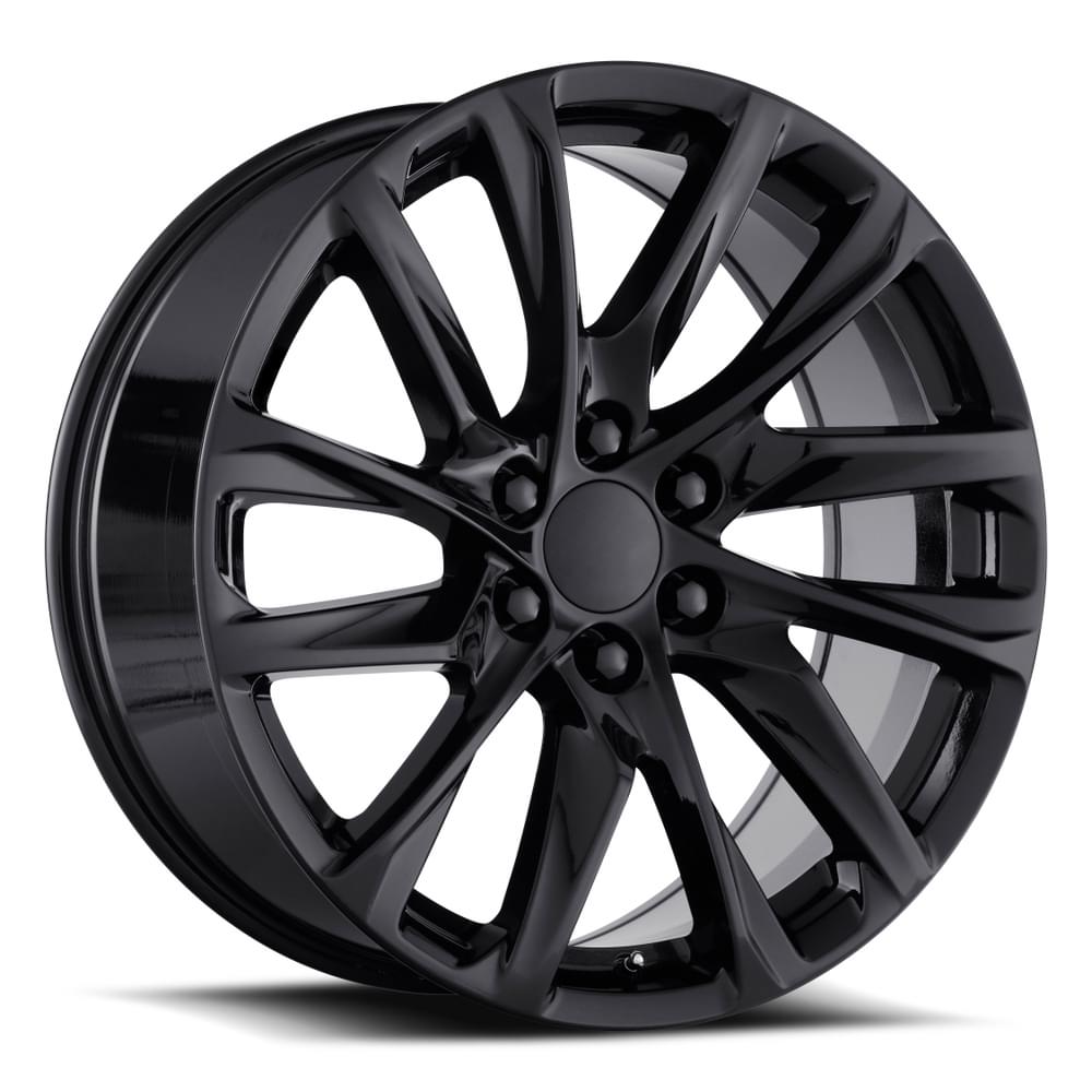 Factory Reproductions FR 98 Gloss Black 22x9 +28 6x139.7mm 78.1mm