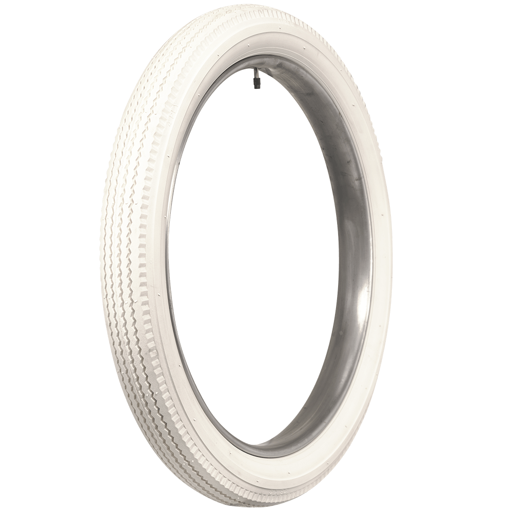 Coker 28X3 (CL) COKER ZIGZAG/RIBD ALLWHITE