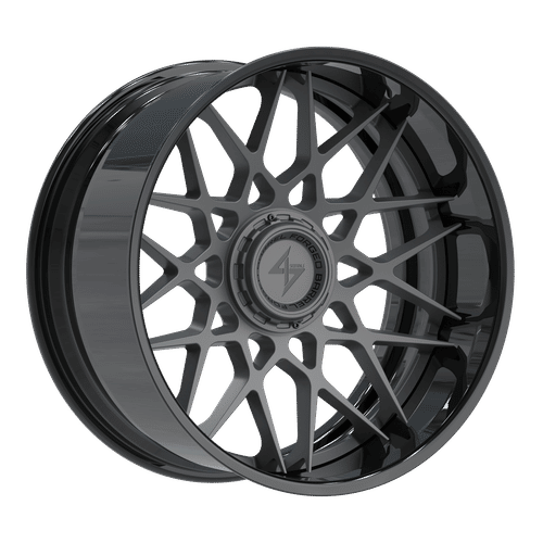 Sentali BFX5 Gloss Black Lip / Gun Metal Centre 22x10 -24 6x135|6x139.7mm 106.1mm