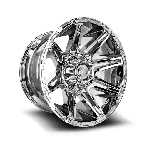 XF Off-Road XF 220 CHROME Chrome 20x12 -44 8x170|8x165.1mm 125.2mm - Wheelwiz