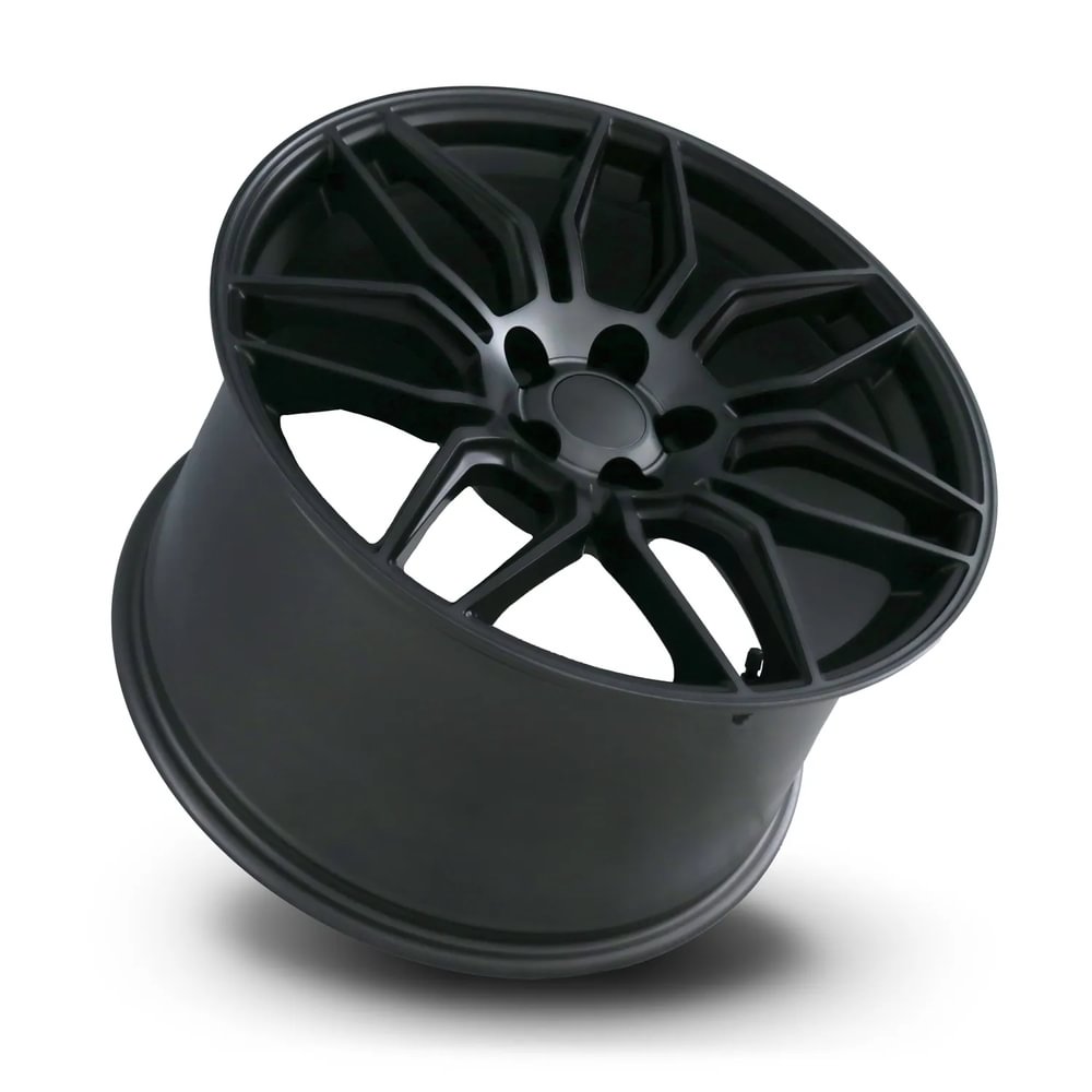 Factory Reproductions FR 401 Satin Titanium Grey Machine Face Wdark Clr 20x11 +52 5x120mm 66.9mm