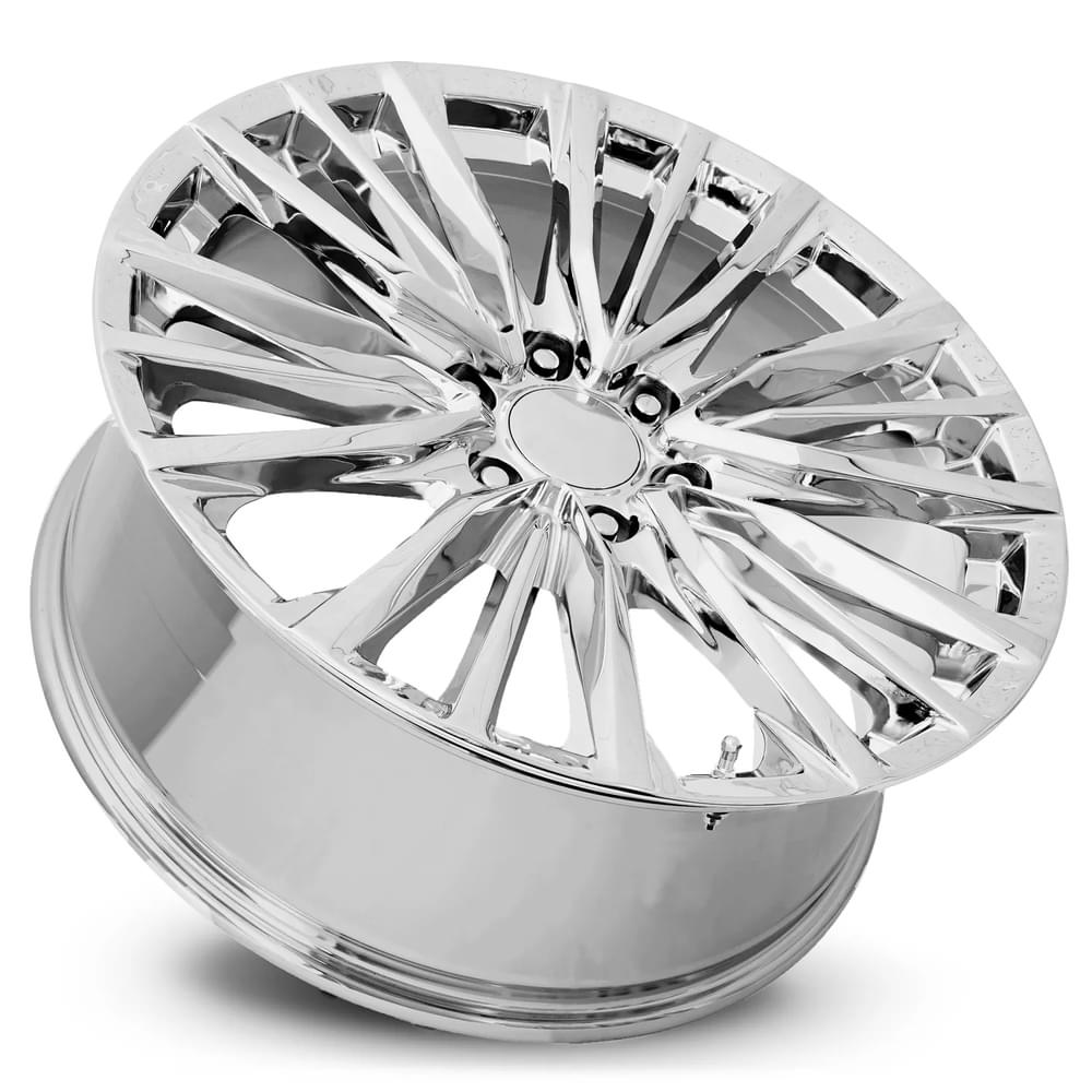 Factory Reproductions FR 205 Chrome 22x9 +28 6x139.7mm 78.1mm