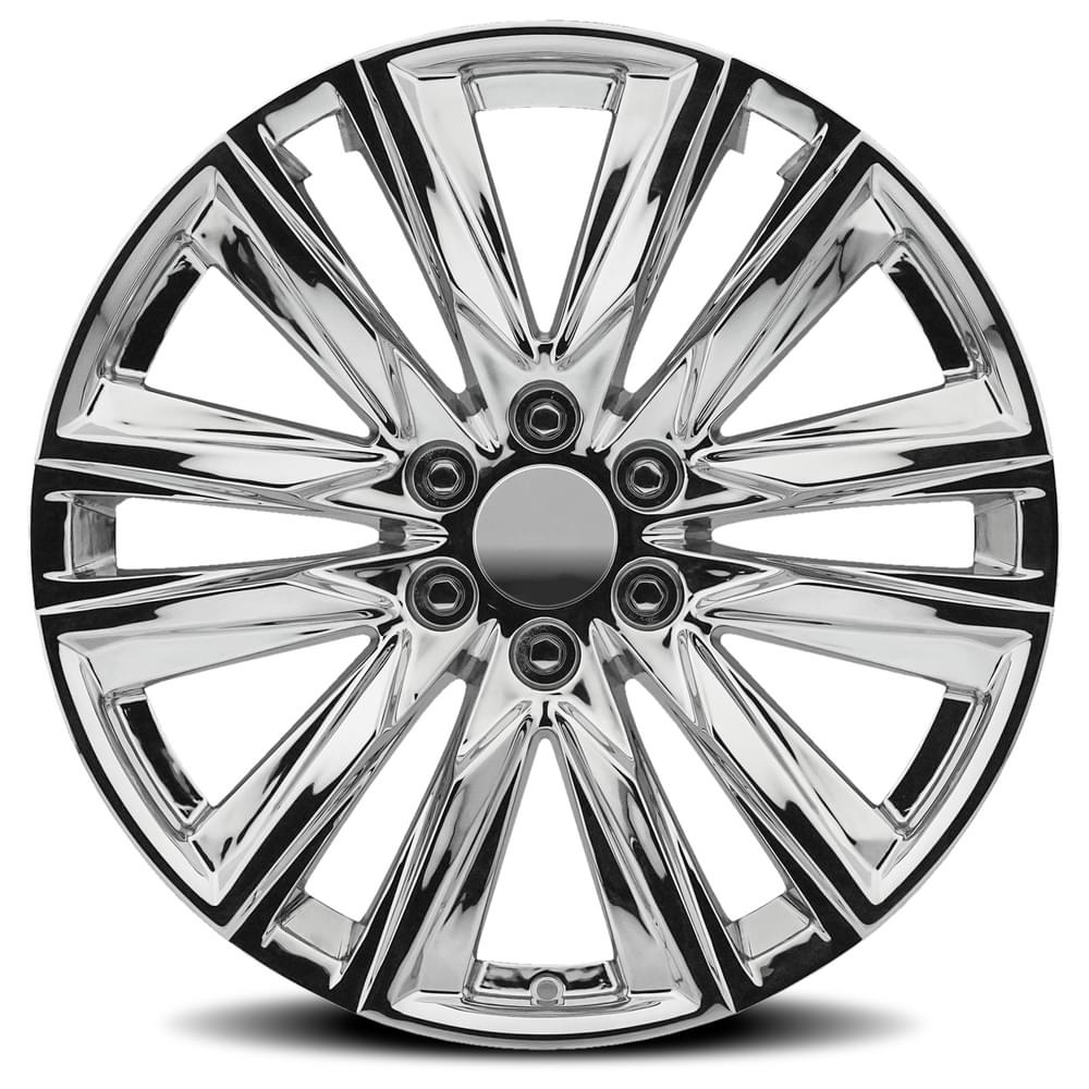 Factory Reproductions FR 90 Chrome 22x9 +28 6x139.7mm 78.1mm