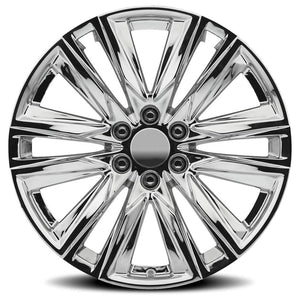 Factory Reproductions FR 90 Chrome 22x9 +28 6x139.7mm 78.1mm