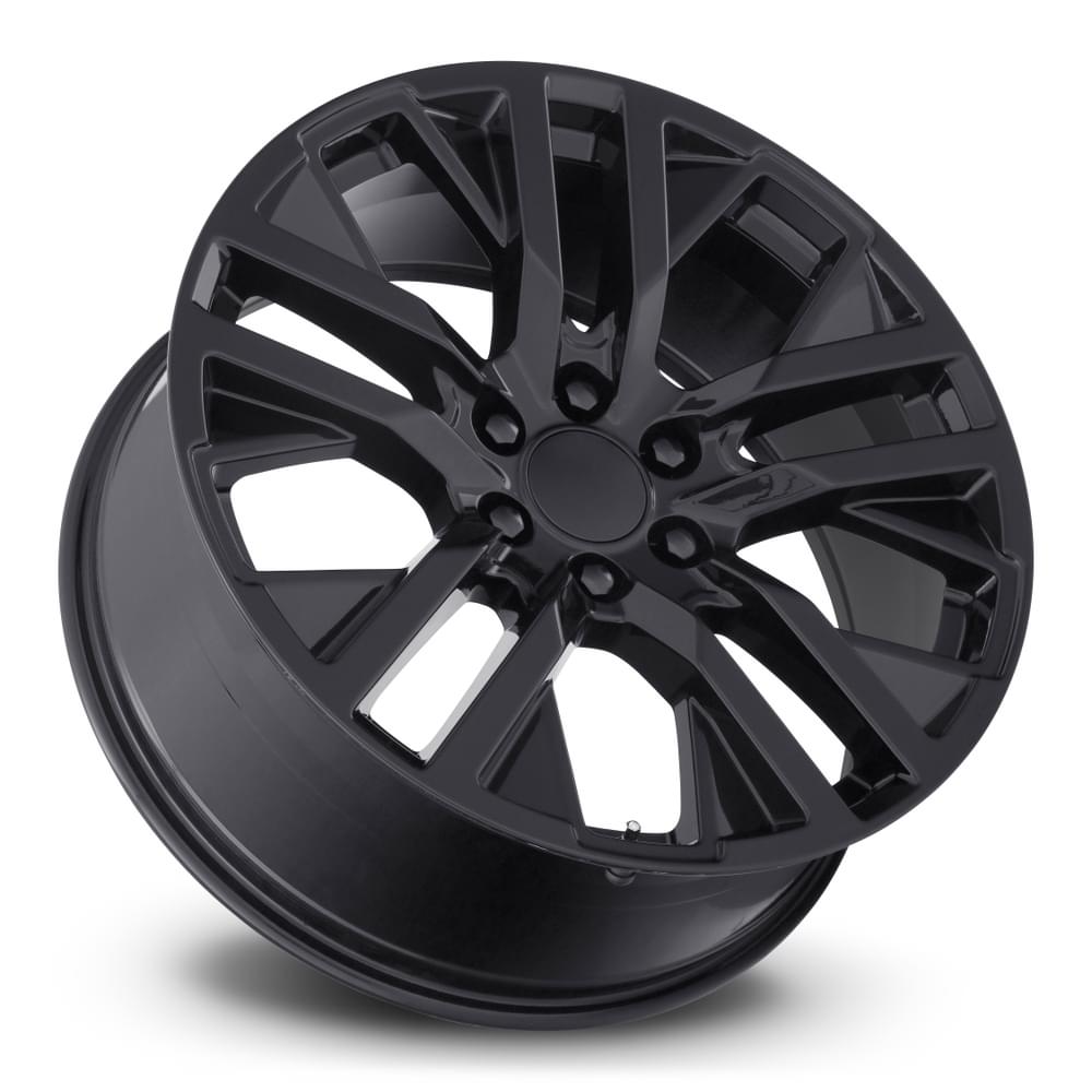 Factory Reproductions FR 96 Gloss Black 20x9 +28 6x139.7mm 78.1mm