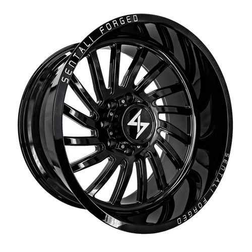 Sentali Forged SF-1 Gloss Black 22x14 -76 6x135mm 0mm - WheelWiz