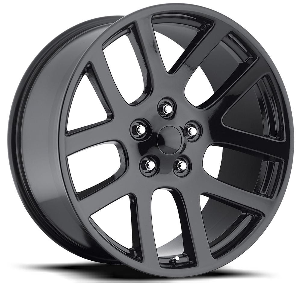 Factory Reproductions FR 60 Gloss Black 24x10 +25.4 5x139.7mm 77.8mm