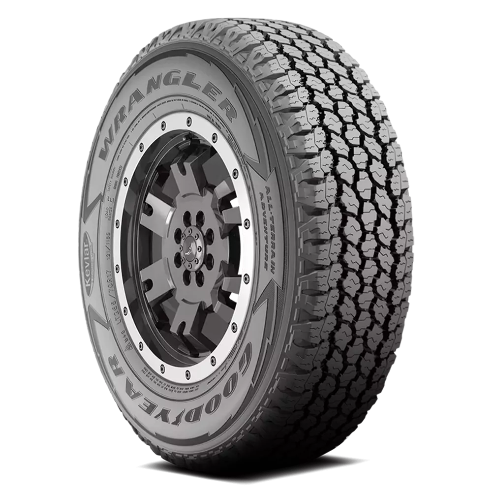 Goodyear WRANGLER ALL-TERRAIN ADVENTURE LT275/65R18 113/110S C/6 OWL - Wheelwiz