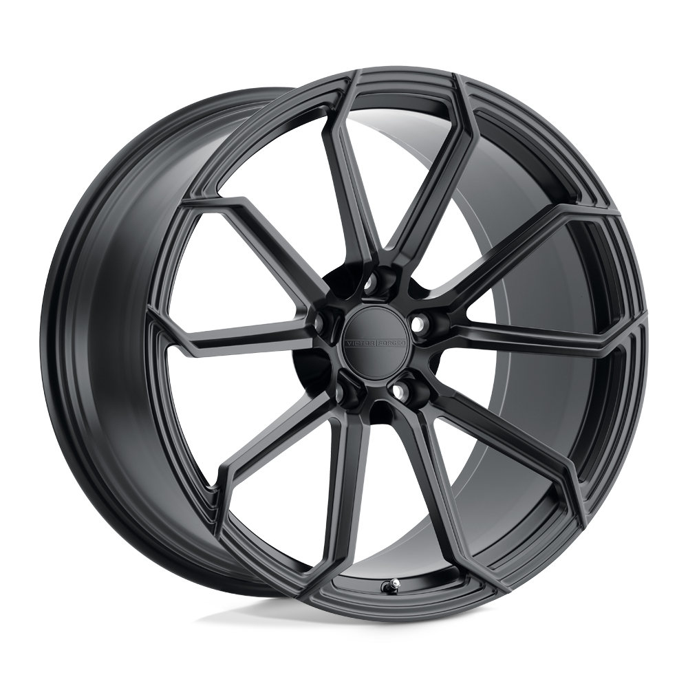 Victor Equipment FOX FORGED Matte Black 19x8.5 +45 5x130mm 71.5mm - WheelWiz