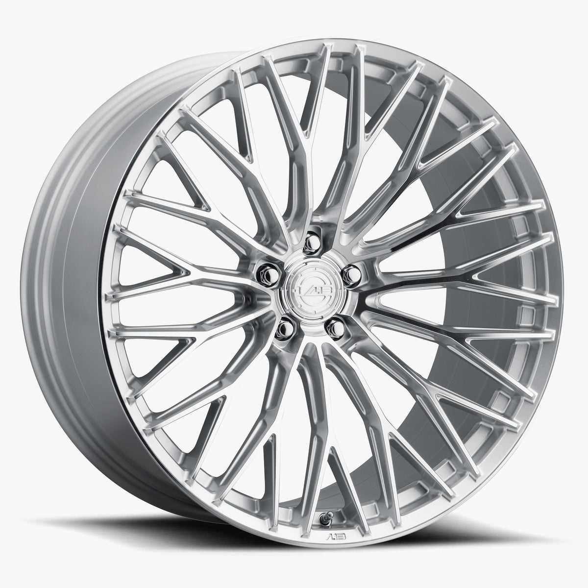 ESR FR100 DIAMOND SILVER 22x9 +35 5x112mm 72.6mm - Wheelwiz