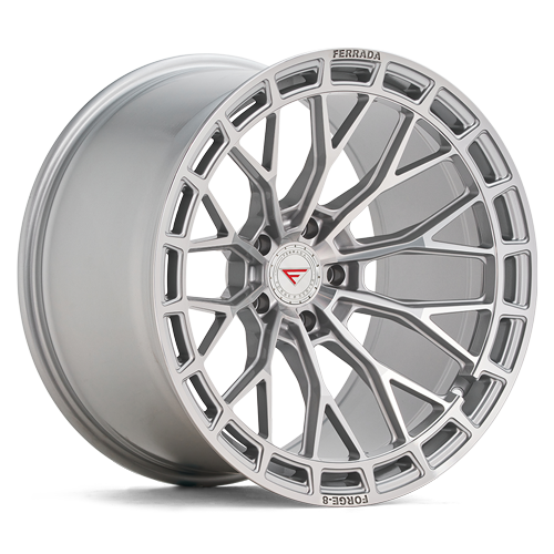 Ferrada Wheels F8-FR12 Machine Silver 21x12 +5 5x120mm 70.3mm - Wheelwiz