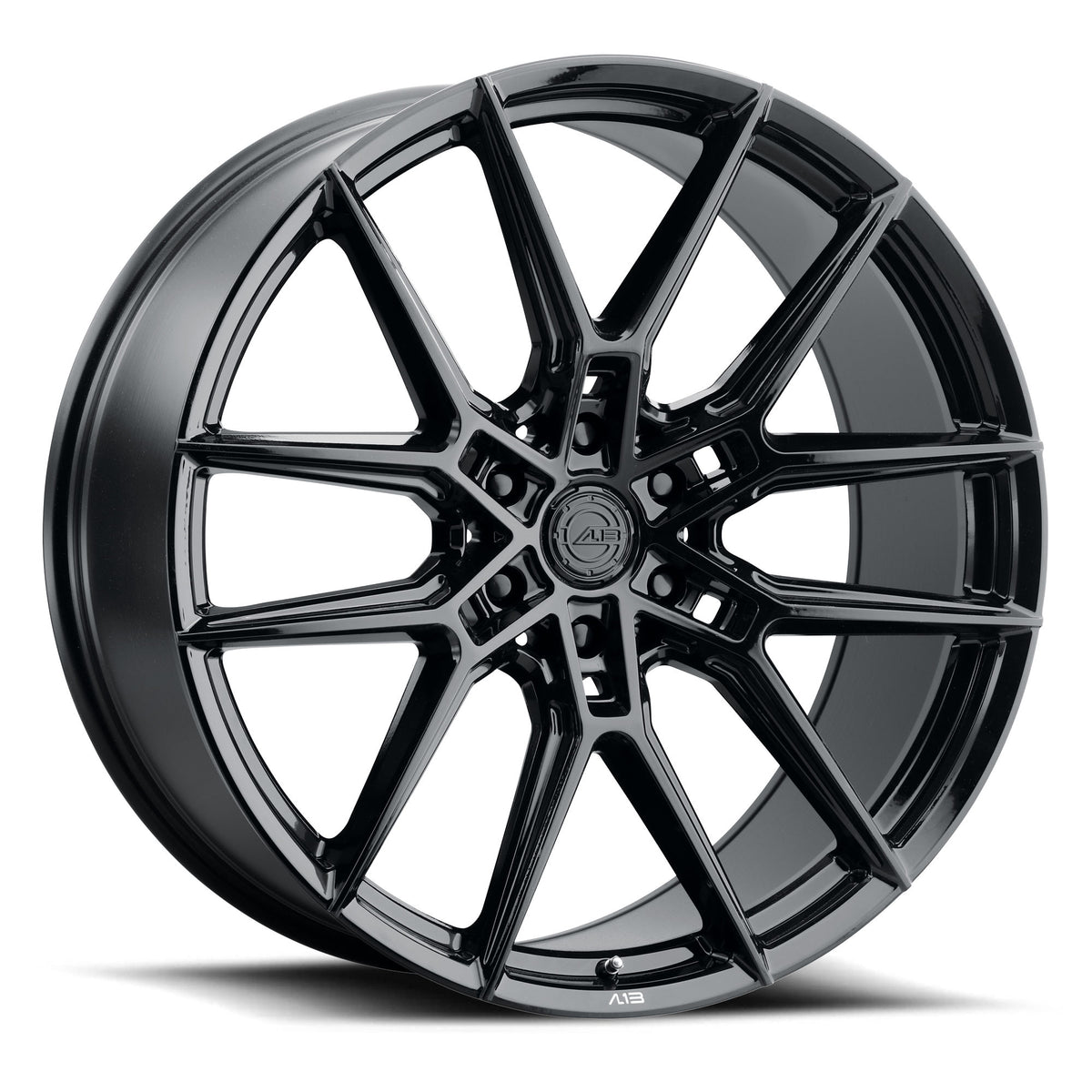 AL13 FR66 GLOSS BLACK 24x10 0 Custommm 72.6mm - Wheelwiz