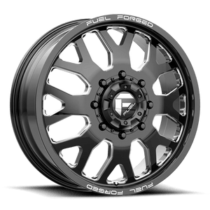 Fuel Offroad DE19 FF19D Gloss Black Milled 20x10 -24 8x180mm 124.2mm