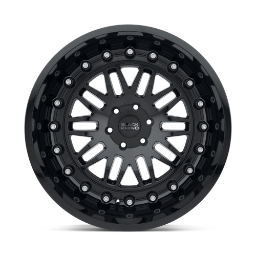 Black Rhino FURY Gloss Black 22x11.5 -44 6x139.7mm 112.1mm - WheelWiz
