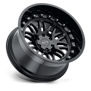 Black Rhino FURY Gloss Black 22x11.5 -44 5x127mm 71.5mm - WheelWiz