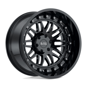 Black Rhino FURY Gloss Black 18x9.5 +12 6x139.7mm 112.1mm - WheelWiz