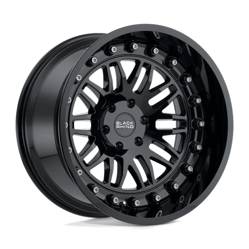 Black Rhino FURY Gloss Black 18x9.5 +12 6x139.7mm 112.1mm - WheelWiz