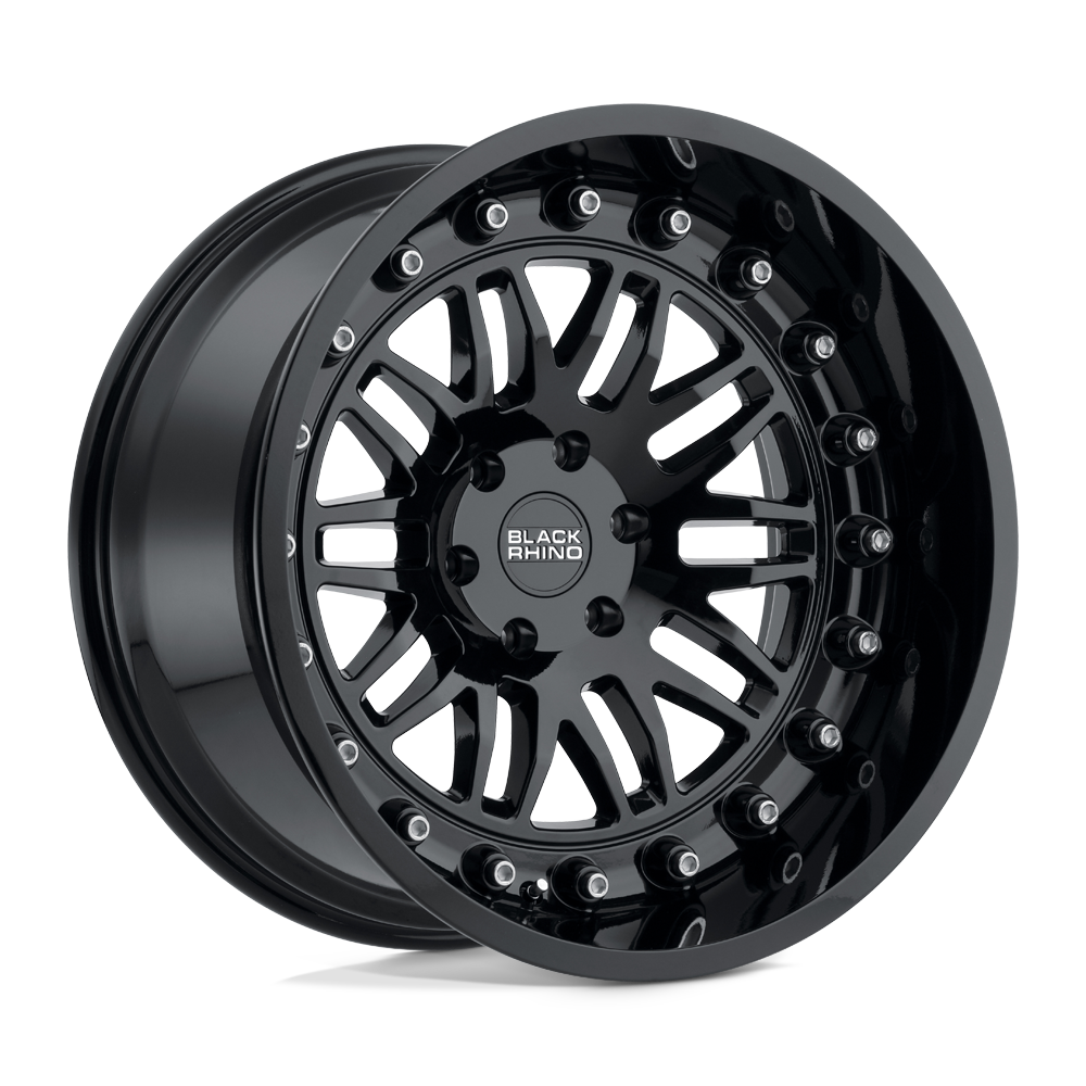 Black Rhino FURY Gloss Black 17x9.5 +12 6x135mm 87.1mm - WheelWiz