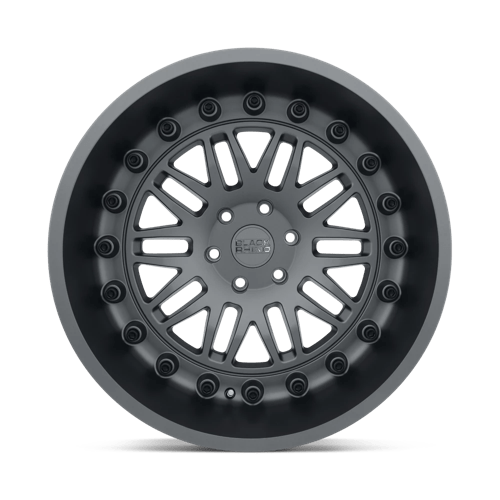 Black Rhino FURY Matte Gunmetal 18x9.5 -18 5x127mm 71.5mm - WheelWiz