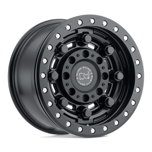 Black Rhino GARRISON BEADLOCK Matte Black 17x8.5 0 6x135mm 87.1mm - WheelWiz