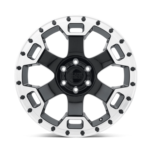 Black Rhino GAUNTLET Gloss Black W/ Mirror Mach Rin 20x9 +12 6x139.7mm 112.1mm - Wheelwiz