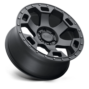 Black Rhino GAUNTLET Semi Gloss Black W/ Gunmetal Bolts 18x9 -18 5x127mm 71.5mm - WheelWiz