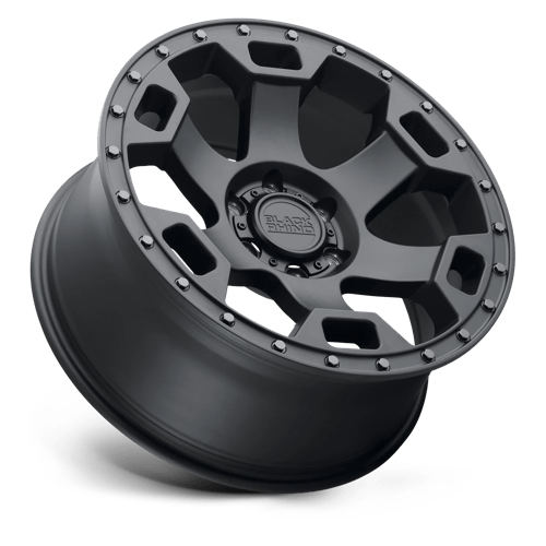 Black Rhino GAUNTLET Semi Gloss Black W/ Gunmetal Bolts 20x9 -18 6x139.7mm 112.1mm - WheelWiz