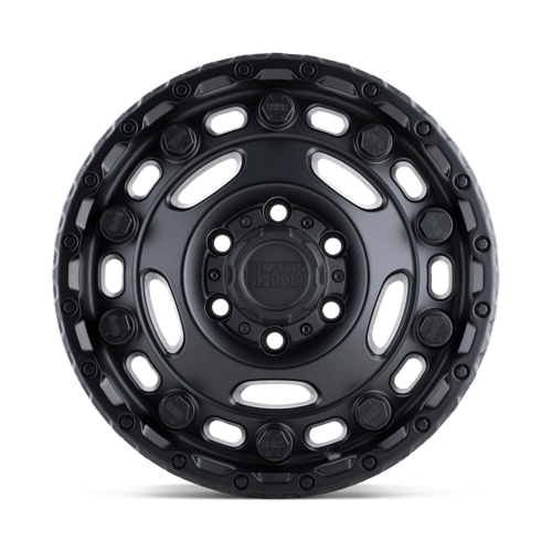 Black Rhino GLACIER Matte Black 17x8 +45 5x160mm 65.1mm - Wheelwiz