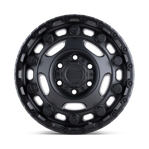 Black Rhino GLACIER Matte Black 17x8 +45 5x130mm 78.1mm - WheelWiz