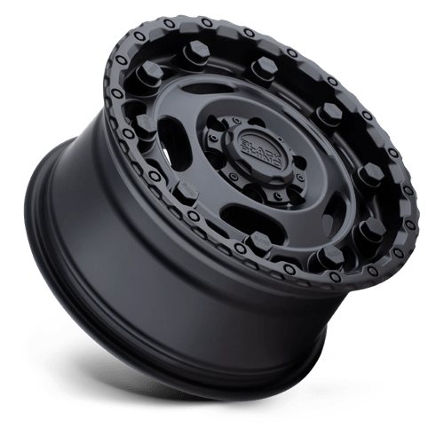 Black Rhino GLACIER Matte Black 17x8 +45 6x130mm 84.1mm - WheelWiz
