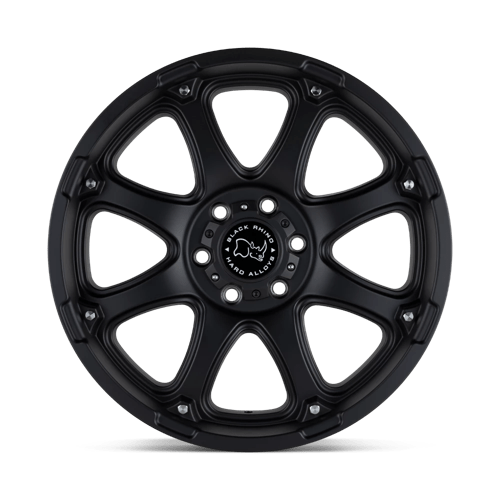 Black Rhino GLAMIS Matte Black 22x14 -74 8x170mm 125.1mm - WheelWiz