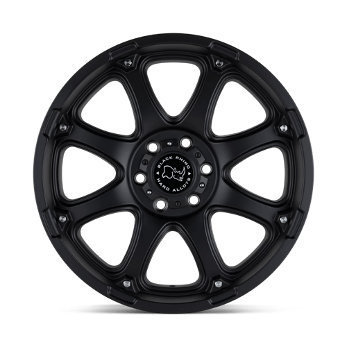 Black Rhino GLAMIS Matte Black 20x9 -12 8x170mm 125.1mm - Wheelwiz