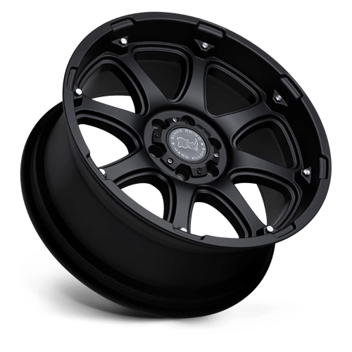 Black Rhino GLAMIS Matte Black 20x9 -12 6x139.7mm 112.1mm - Wheelwiz