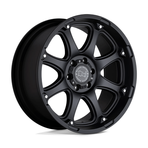 Black Rhino GLAMIS Matte Black 20x12 -44 8x180mm 125.1mm - WheelWiz